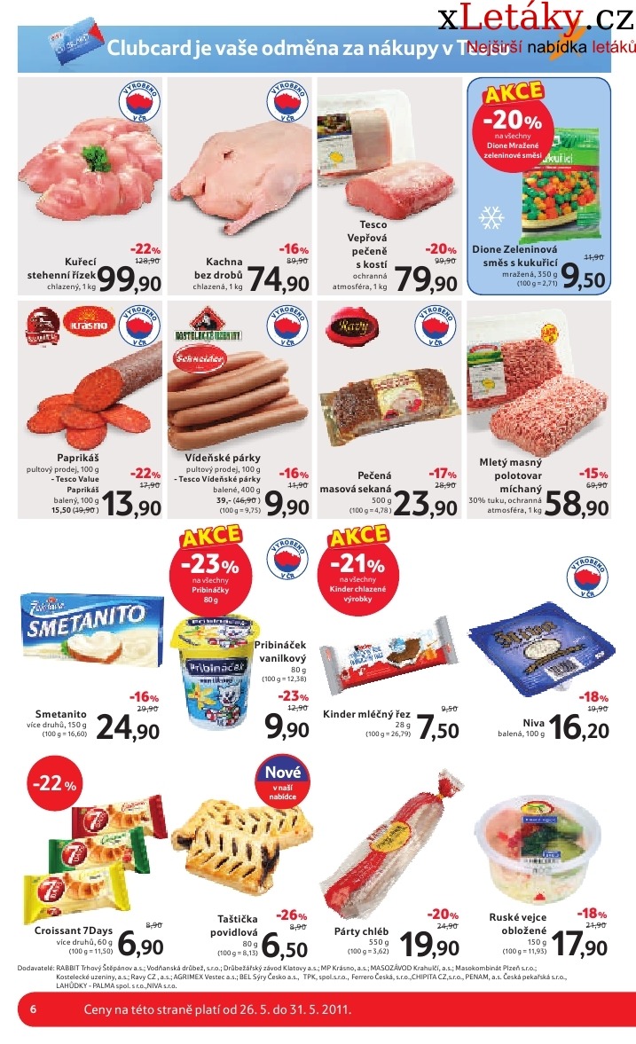 leták Tesco akční leták strana 1 leták Tesco akční leták strana 1