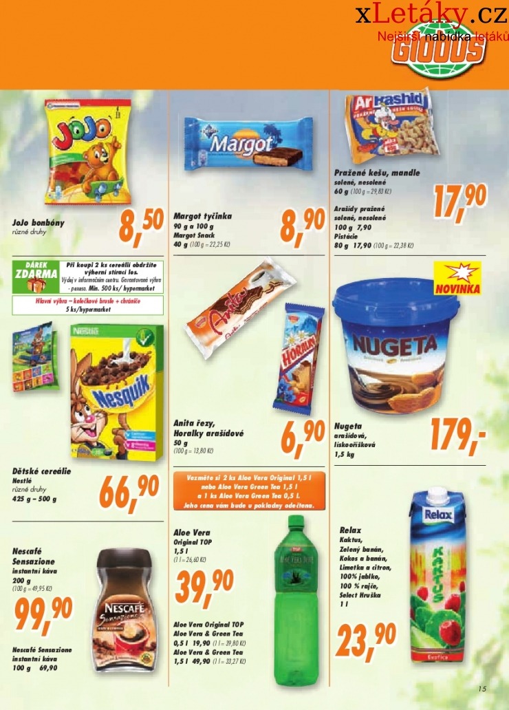 leták Globus akční leták  strana 1 leták Globus akční leták strana 1