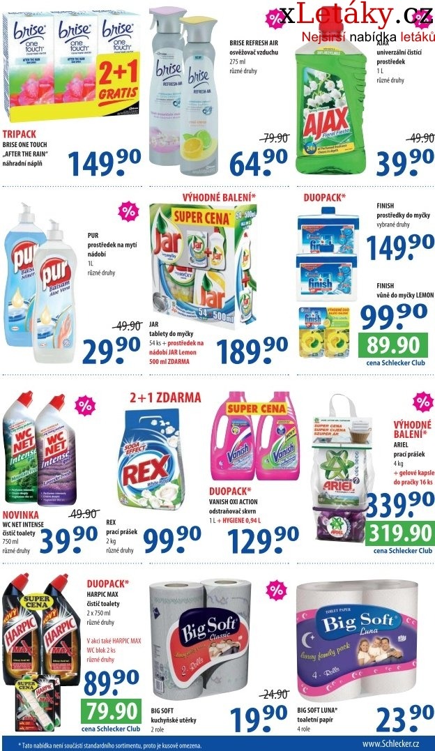 leták Schlecker akční leták strana 1 leták Schlecker akční leták strana 1