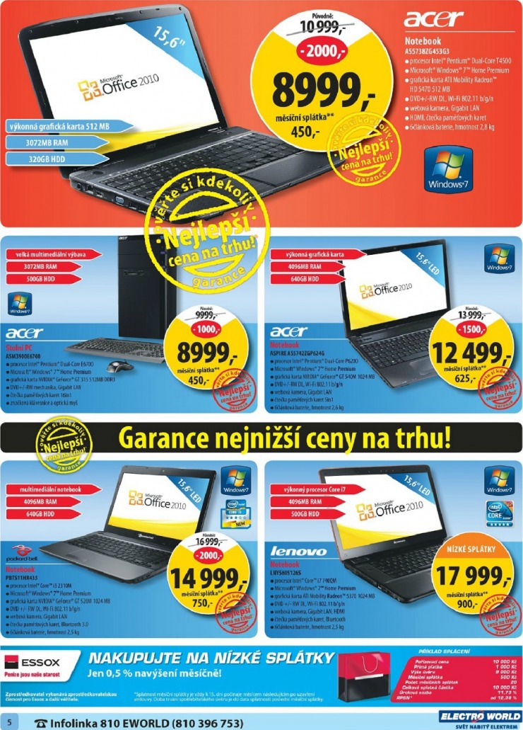 leták Electro World strana 1 leták Electro World strana 1