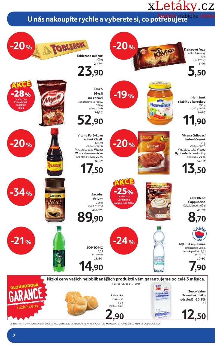 leták Tesco leták strana 1 leták Tesco leták strana 1