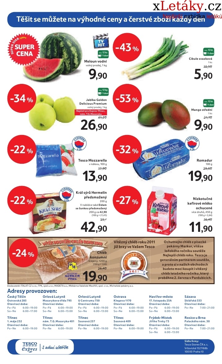 leták Tesco leták strana 1 leták Tesco leták strana 1