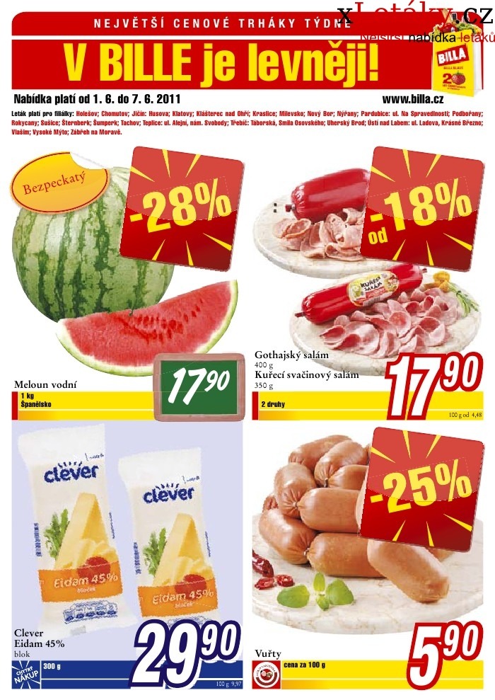 letk Billa aktuln letk strana 1