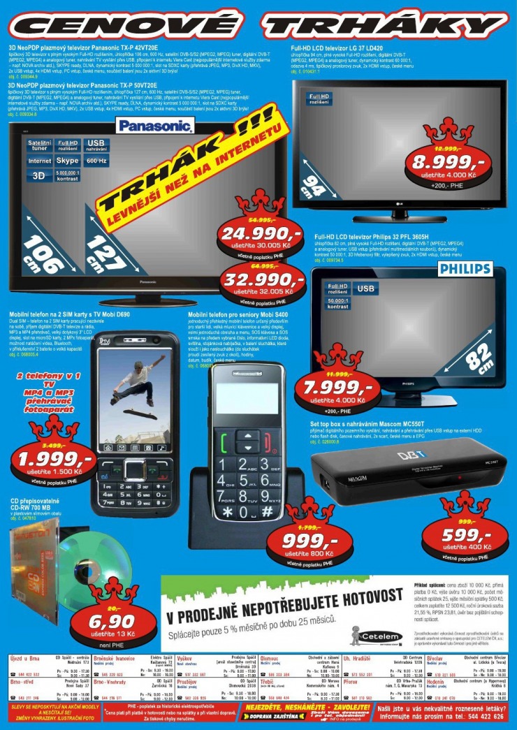 leták Elektro Spáčil strana 1 leták Elektro Spáčil strana 1