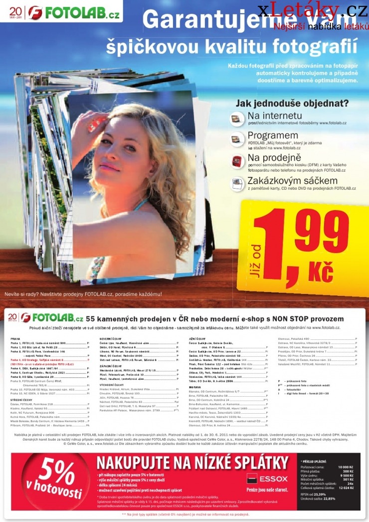leták Fotolab akční leták strana 1 leták Fotolab akční leták strana 1