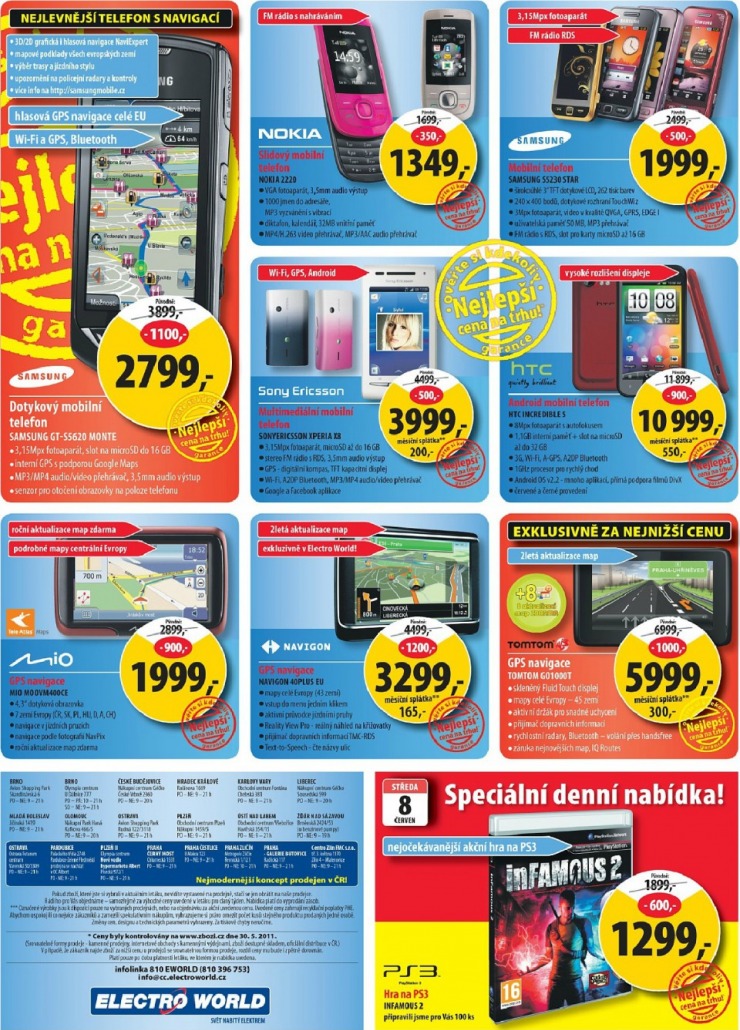 leták Electro World strana 1 leták Electro World strana 1