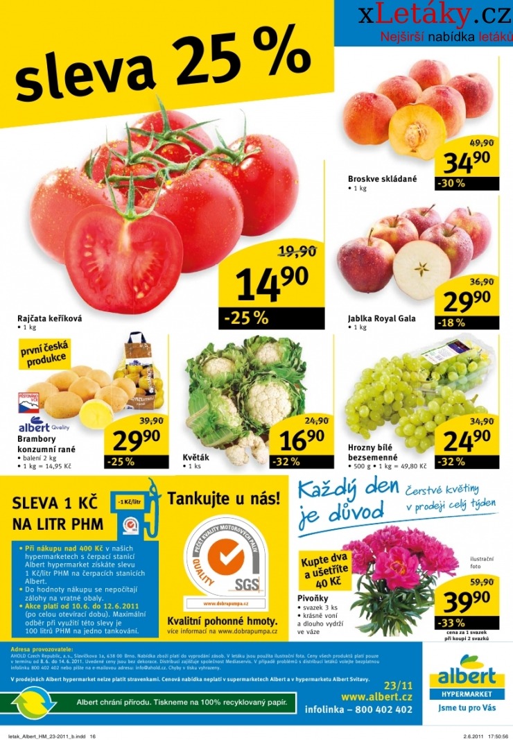 leták Albert Hypermarket leták strana 1 leták Albert Hypermarket leták strana 1