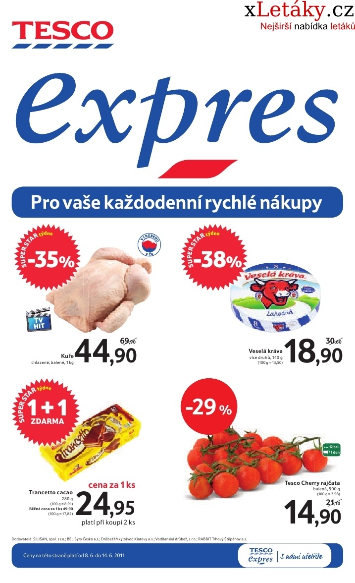 letk Tesco aktuln letk strana 1