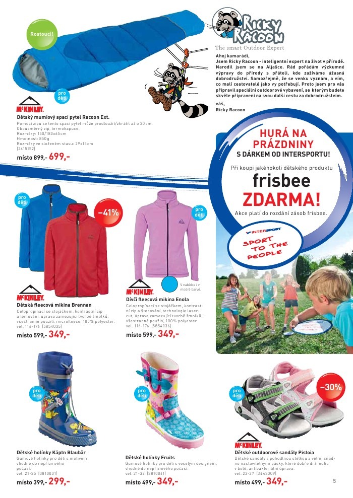 leták Intersport strana 1 leták Intersport strana 1