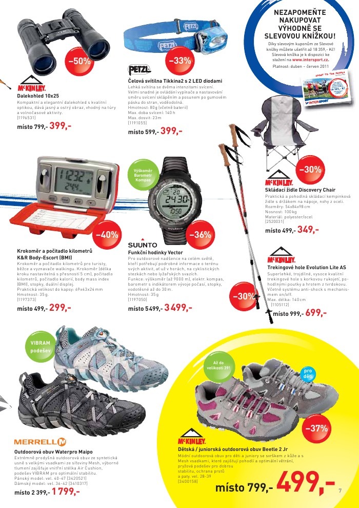 leták Intersport strana 1 leták Intersport strana 1