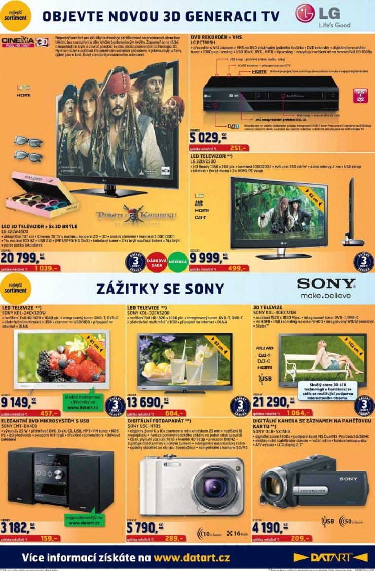 leták Datart strana 1 leták Datart strana 1