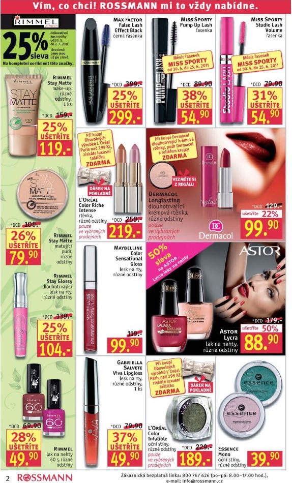 leták Rossmann strana 1 leták Rossmann strana 1