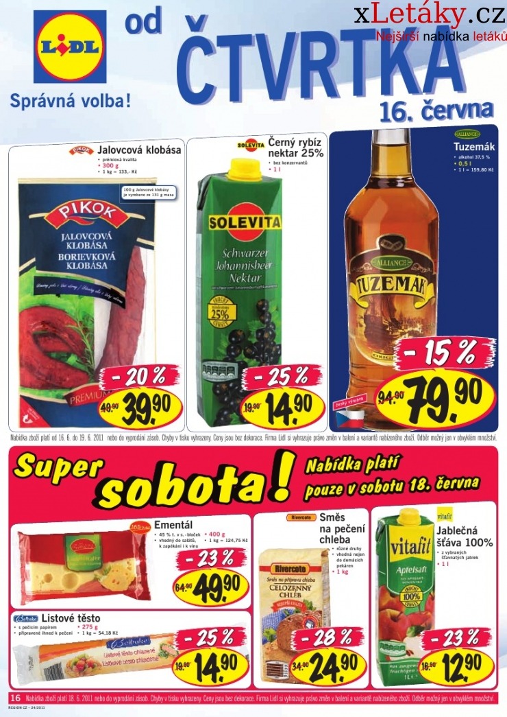 leták Lidl akční leták strana 1 leták Lidl akční leták strana 1