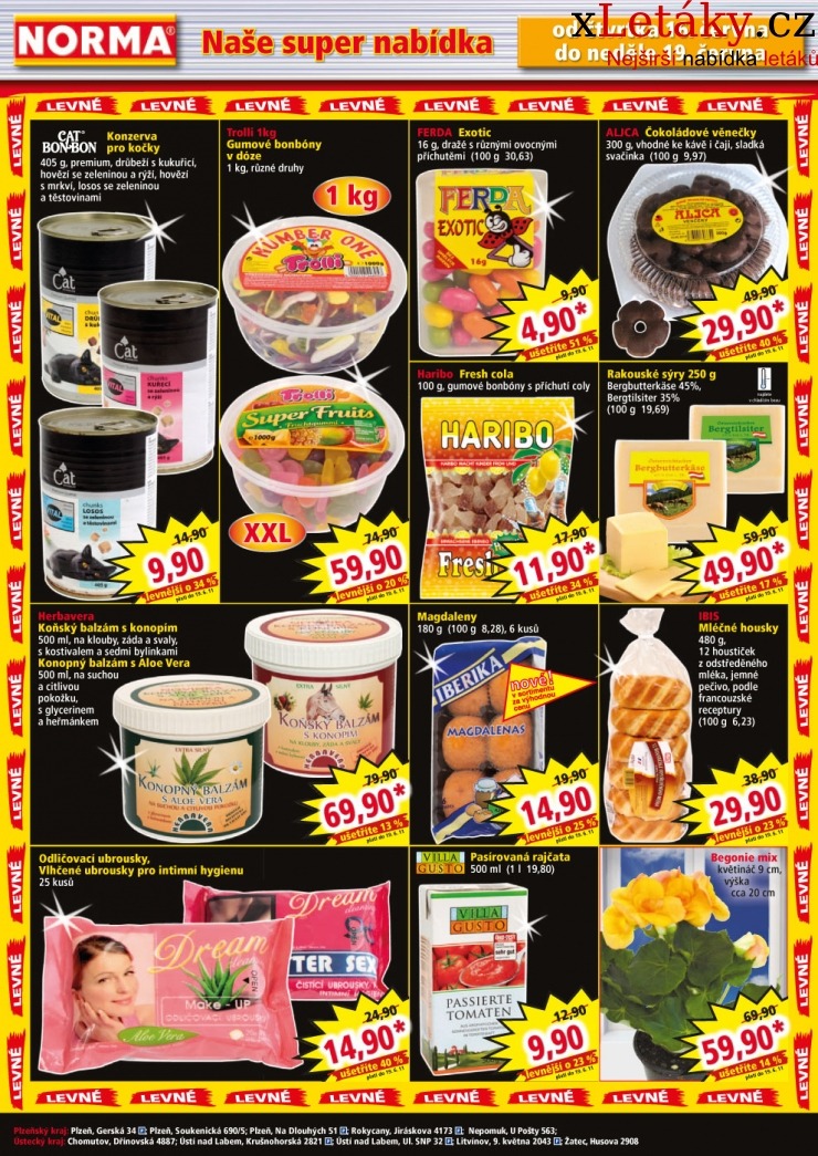 leták Norma aktuální leták strana 1 leták Norma aktuální leták strana 1