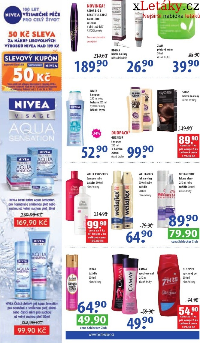 leták Schlecker akční leták strana 1 leták Schlecker akční leták strana 1