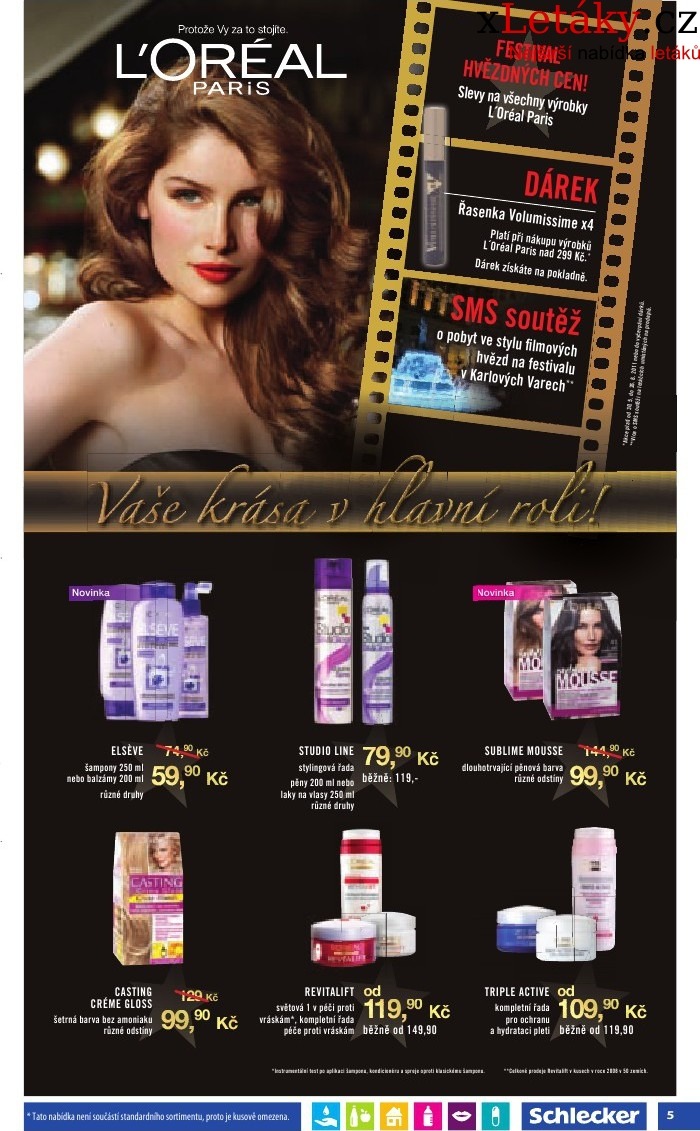 leták Schlecker akční leták strana 1 leták Schlecker akční leták strana 1