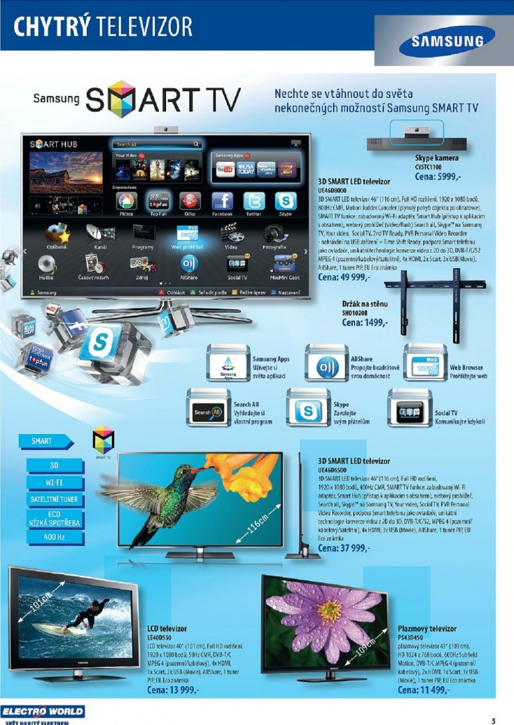 leták Electro World strana 1 leták Electro World strana 1