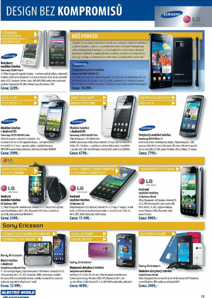 leták Electro World strana 1 leták Electro World strana 1