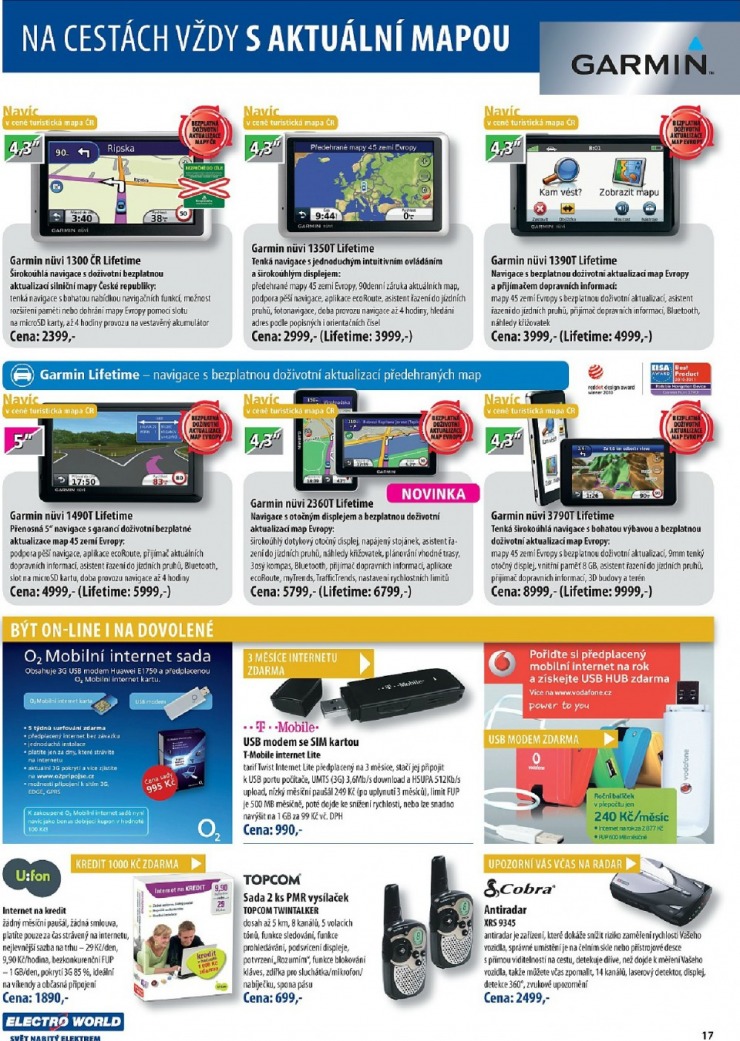 leták Electro World strana 1 leták Electro World strana 1