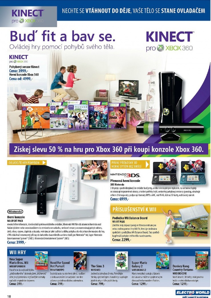 leták Electro World strana 1 leták Electro World strana 1