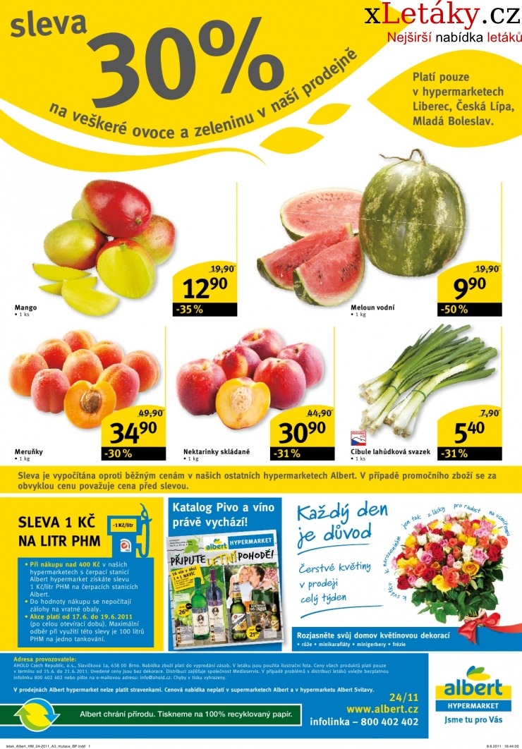 leták Albert Hypermarket leták strana 1 leták Albert Hypermarket leták strana 1