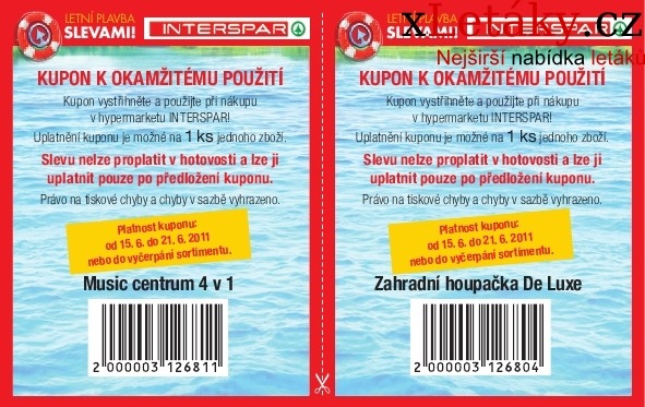 leták Interspar leták strana 1 leták Interspar leták strana 1