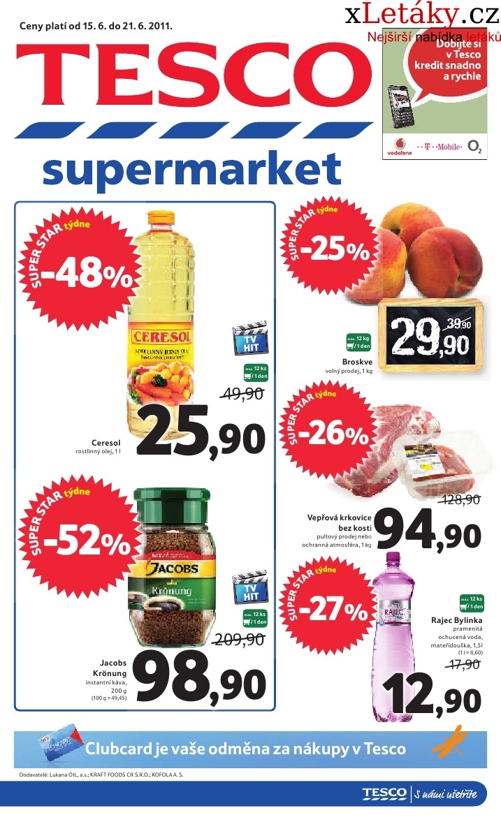 letk Tesco aktuln letk strana 1
