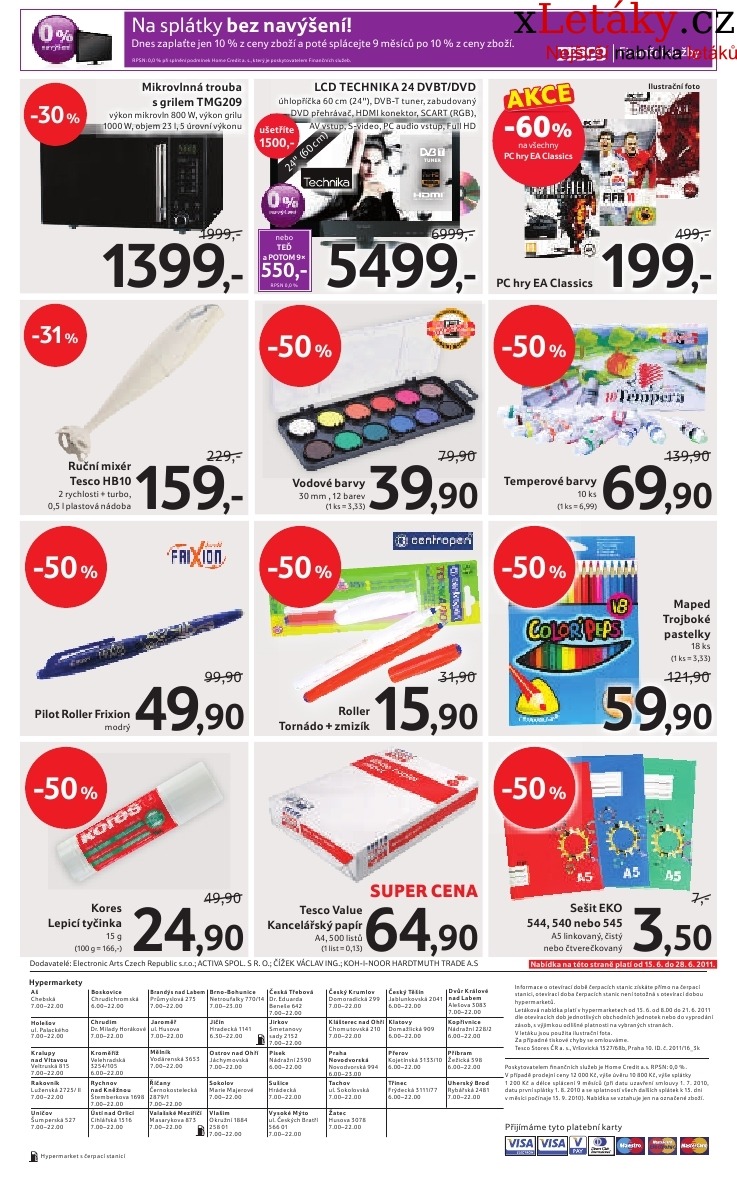 leták Tesco akční leták strana 1 leták Tesco akční leták strana 1