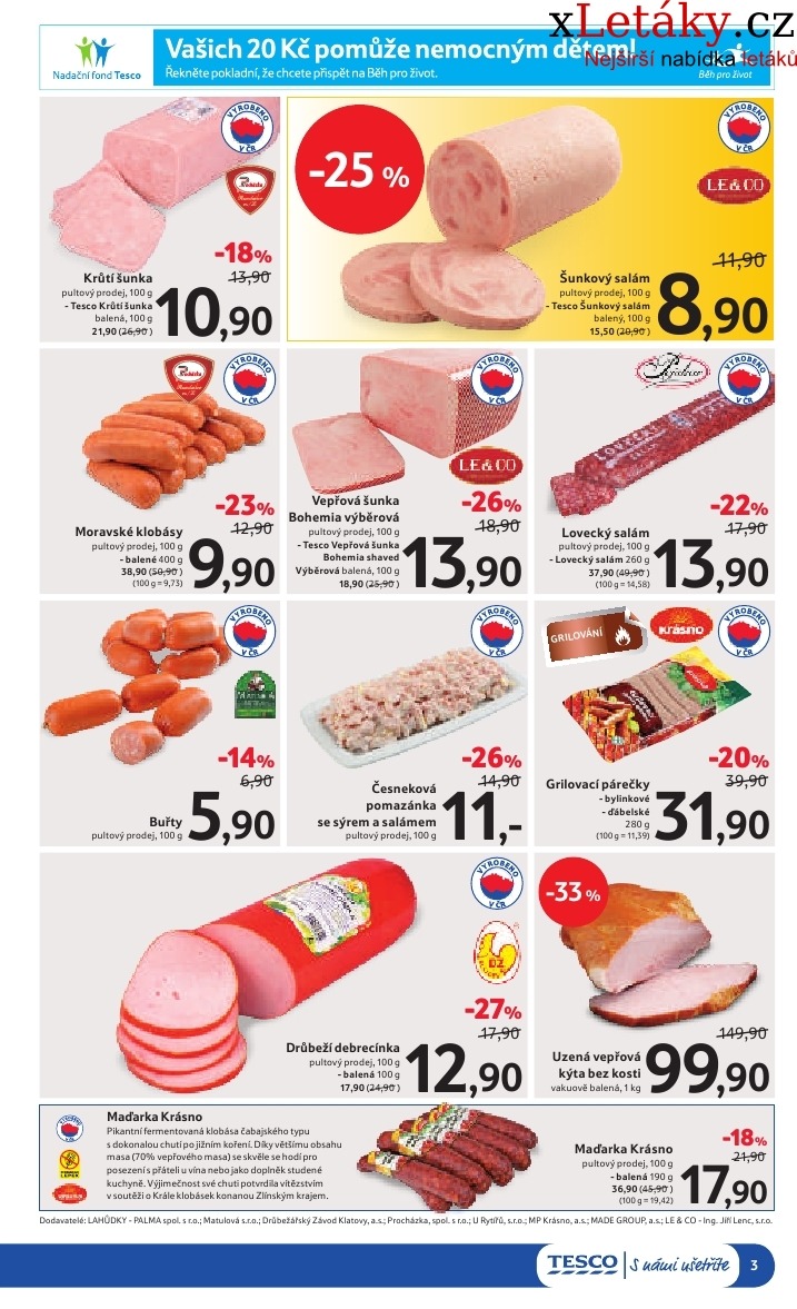 leták Tesco leták strana 1 leták Tesco leták strana 1