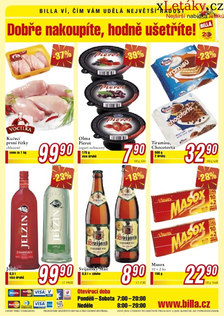 leták Billa akční leták strana 1 leták Billa akční leták strana 1