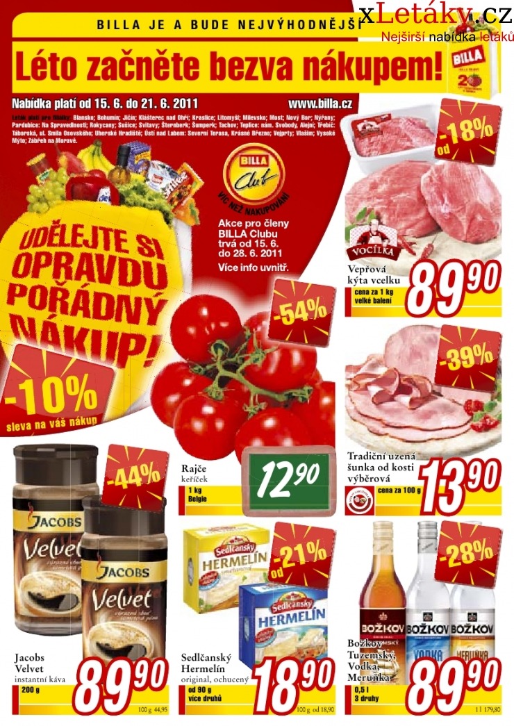 letk Billa aktuln letk strana 1