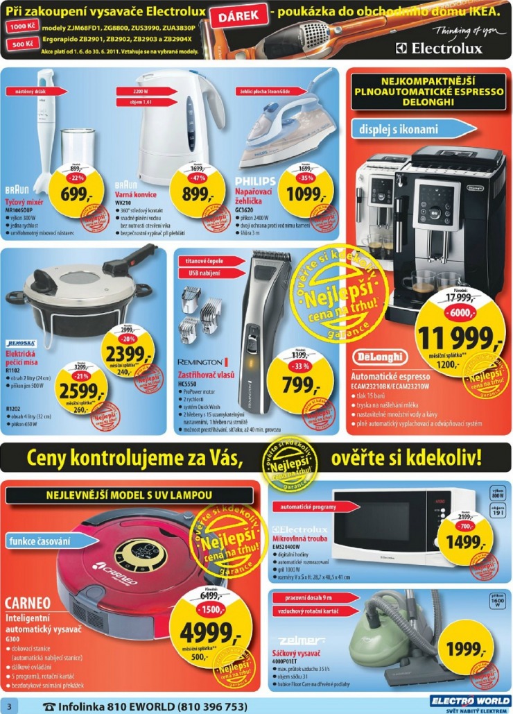leták Electro World strana 1 leták Electro World strana 1