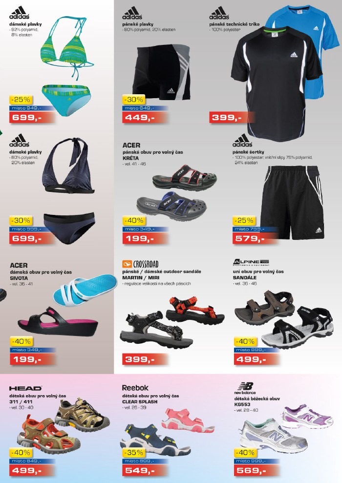 leták Sportisimo strana 1 leták Sportisimo strana 1