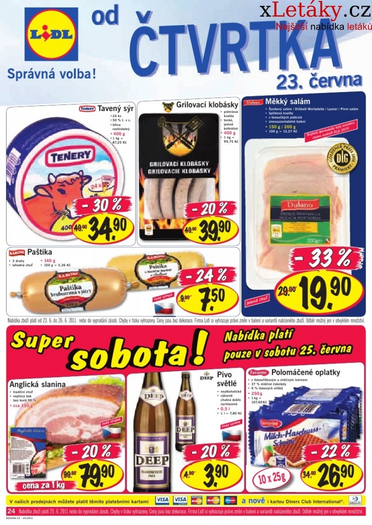 leták Lidl aktuální leták strana 1 leták Lidl aktuální leták strana 1