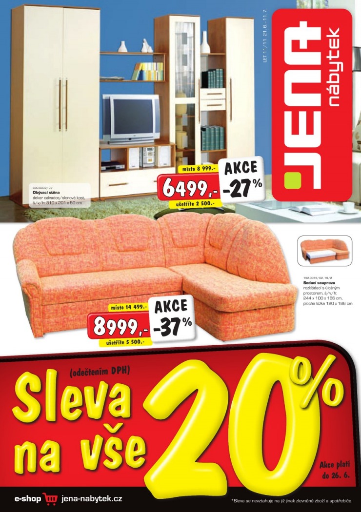 leták Jena nábytek strana 1 leták Jena nábytek strana 1