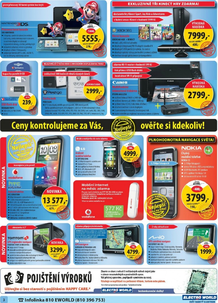 leták Electro World strana 1 leták Electro World strana 1