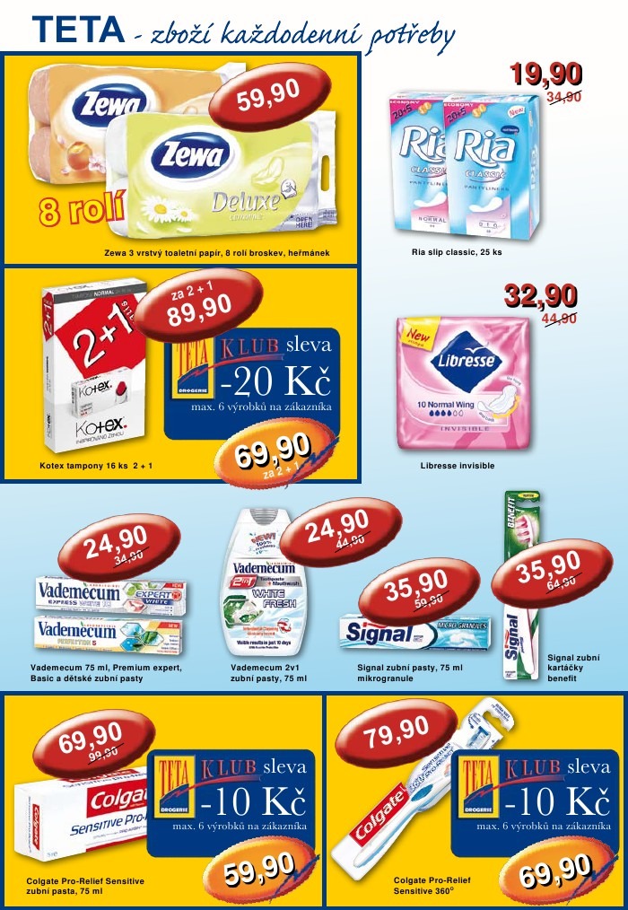 leták TETA drogerie strana 1 leták TETA drogerie strana 1