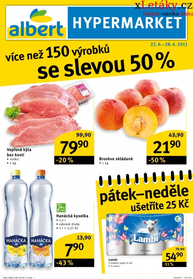 leták Albert Hypermarket leták strana 1 leták Albert Hypermarket leták strana 1