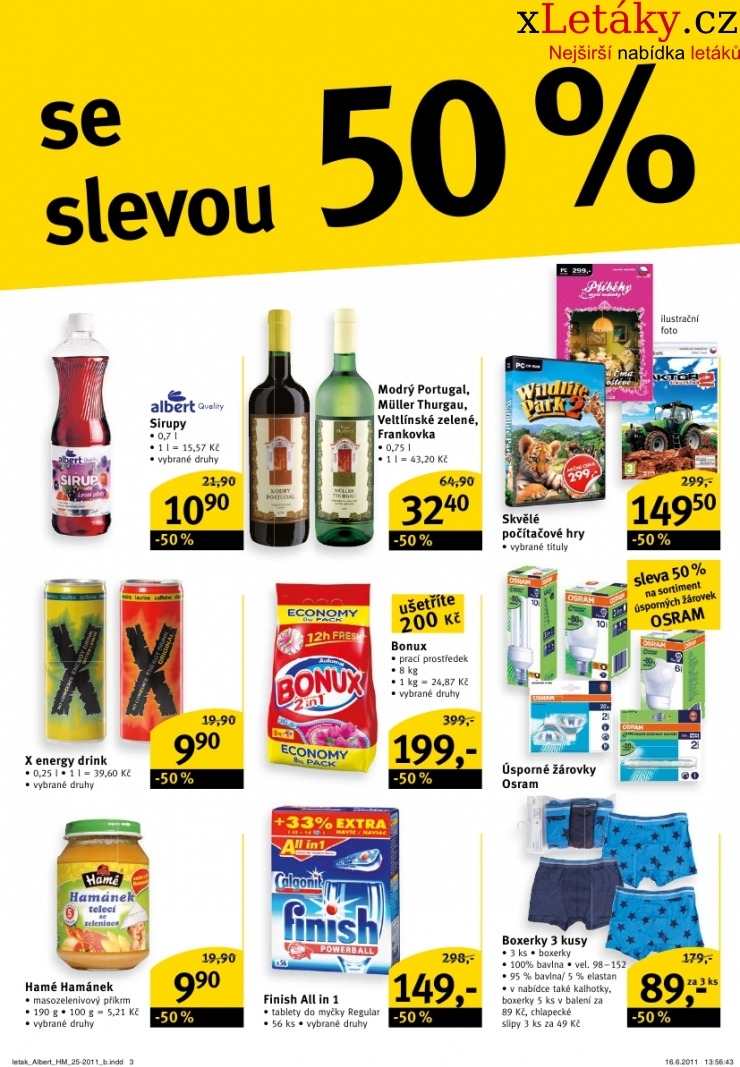 leták Albert Hypermarket leták strana 1 leták Albert Hypermarket leták strana 1