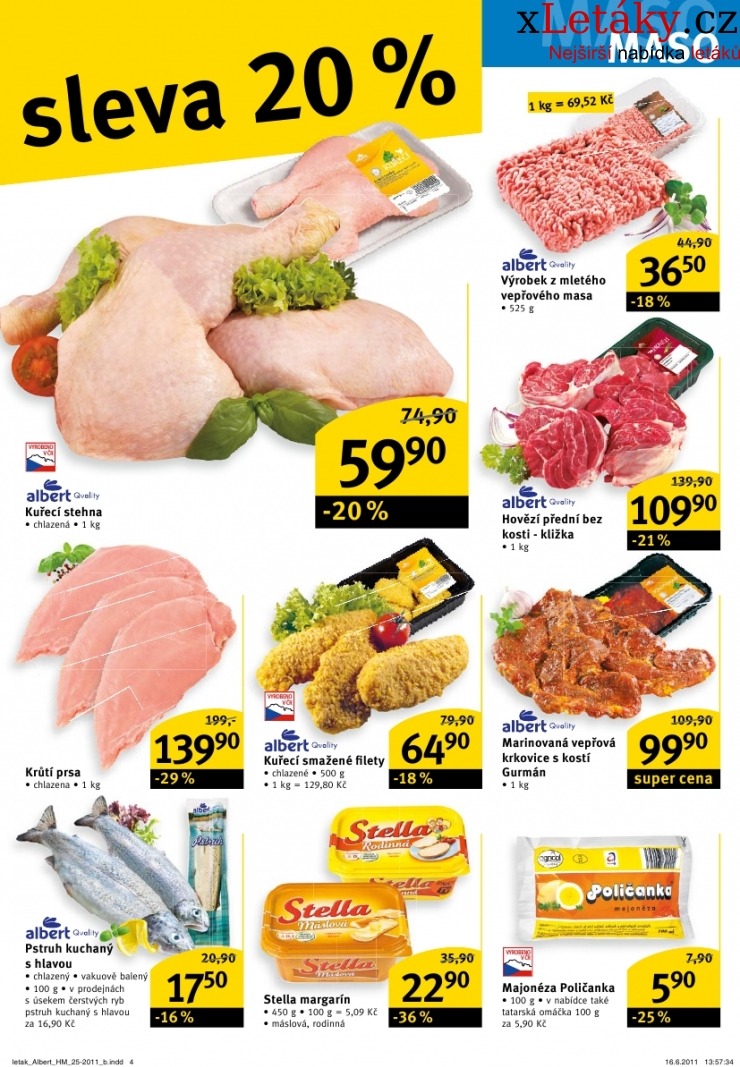 leták Albert Hypermarket leták strana 1 leták Albert Hypermarket leták strana 1