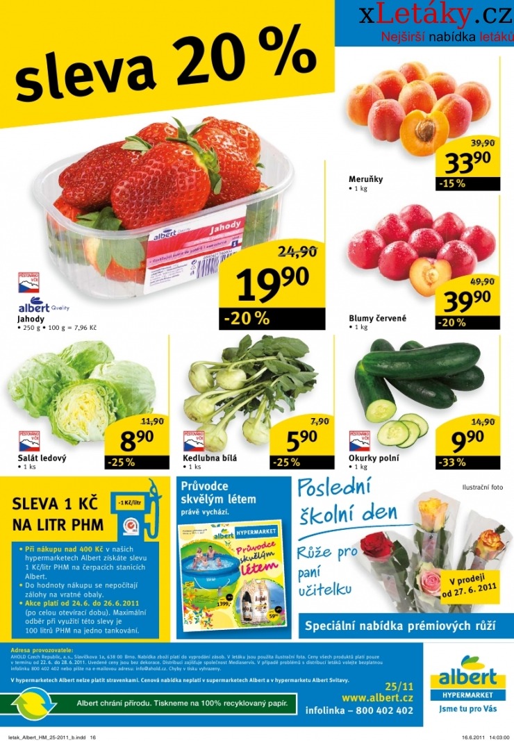 leták Albert Hypermarket leták strana 1 leták Albert Hypermarket leták strana 1
