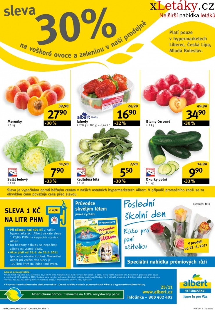 leták Albert Hypermarket leták strana 1 leták Albert Hypermarket leták strana 1