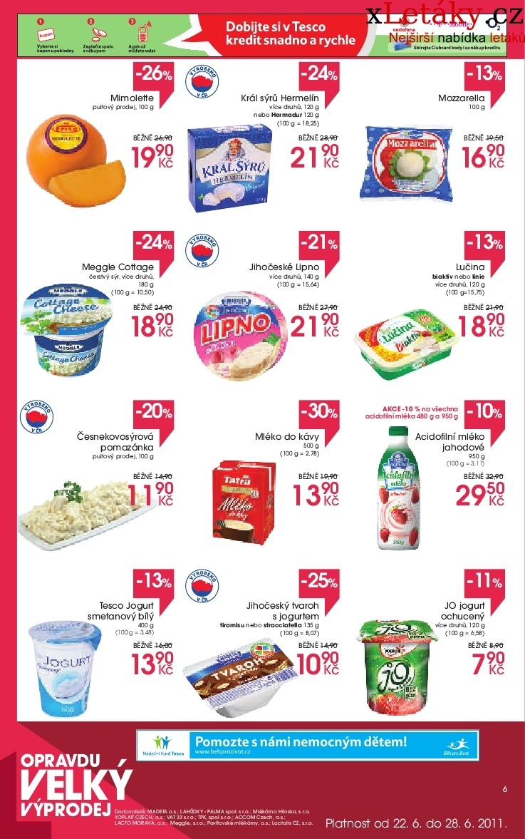 let�k Tesco aktu�ln� let�k strana 1