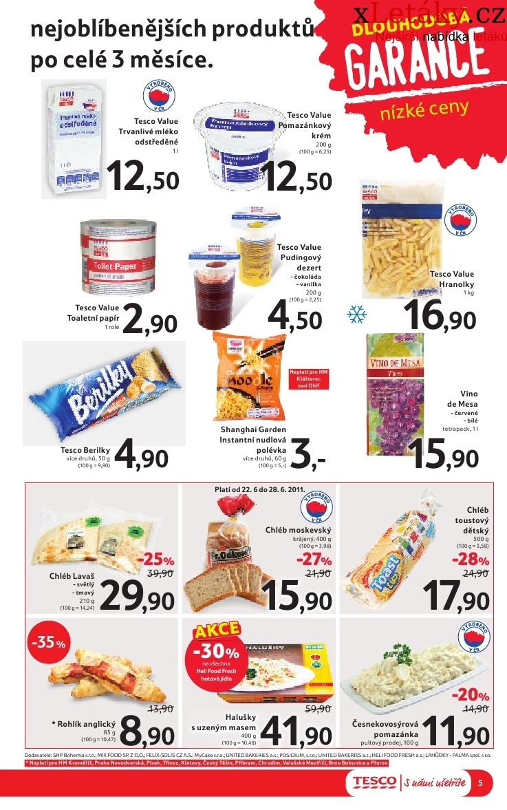 leták Tesco akční leták strana 1 leták Tesco akční leták strana 1