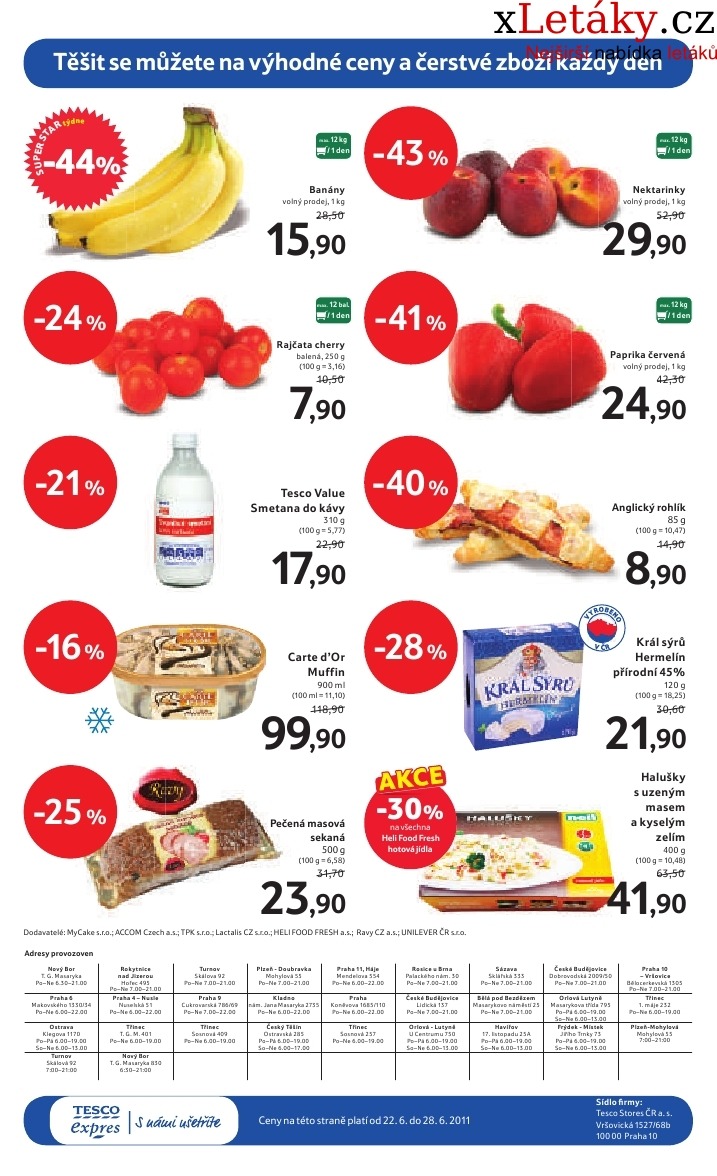 leták Tesco leták strana 1 leták Tesco leták strana 1