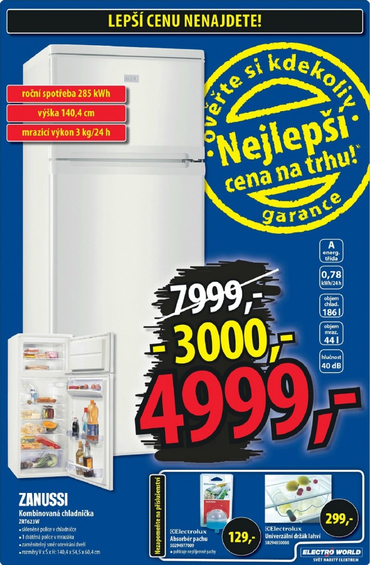 leták Electro World strana 1 leták Electro World strana 1