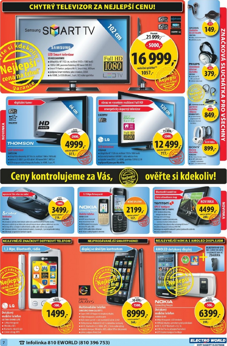 leták Electro World strana 1 leták Electro World strana 1