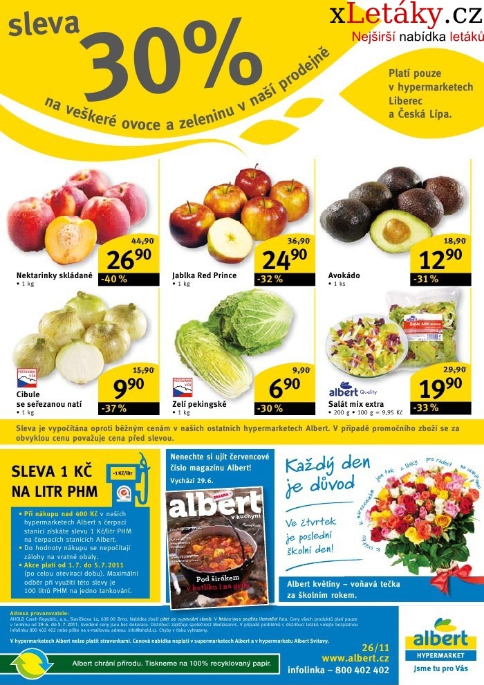 leták Albert Hypermarket leták strana 1 leták Albert Hypermarket leták strana 1