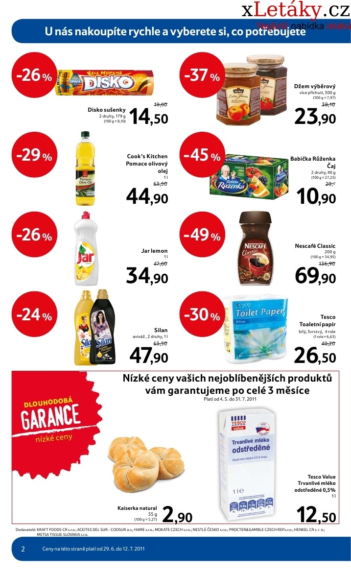 leták Tesco leták strana 1 leták Tesco leták strana 1