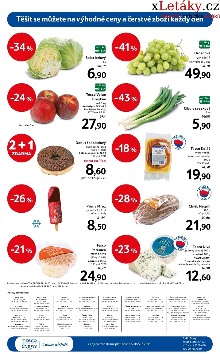 leták Tesco leták strana 1 leták Tesco leták strana 1